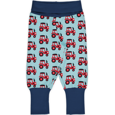 maxomorra Jungen Schlupfhose mit Traktoren Pants Rib TRACTOR Gr. 86/92