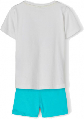 name it 2 teiliges Sommer Set = Shirt + Shorts nmmZHARKON Weiß