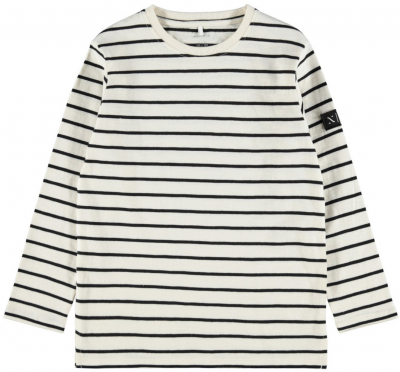 name it Langarm Shirt geringelt nkmLA Jet Stream