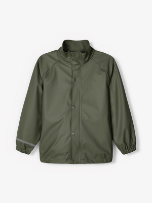 name it Regenset nknDRY Jacke + Bundhose Thyme