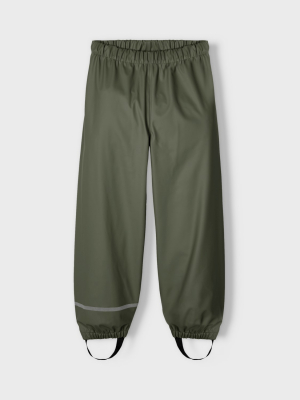 name it Regenset nknDRY Jacke + Bundhose Thyme