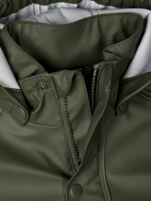 name it Regenset nknDRY Jacke + Bundhose Thyme