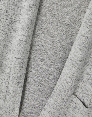 name it Kids leichte Strickjacke lang nkfVICTI Grey Melange