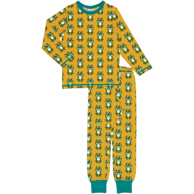 maxomorra Schlafanzug mit Fröschen Pyjama FROG