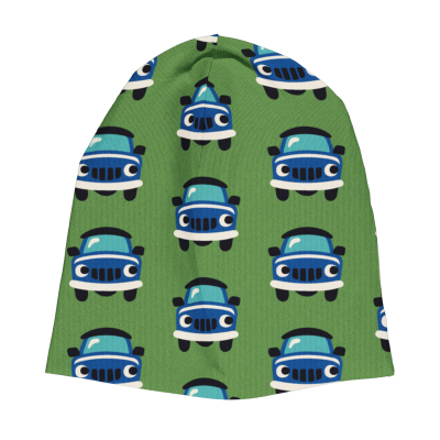 maxomorra Beanie Mütze mit Autos HAT CAR