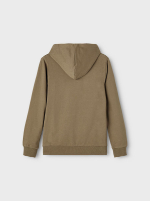 name it Hoodie Kapuzenpulli nkmVILDAR stone gray