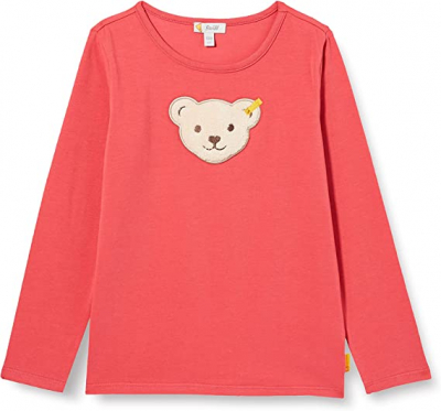 Steiff Langarmshirt Quietsch Bär Claret Red Gr. 110