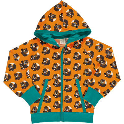 maxomorra Kapuzenjacke mit Eichhörnchen Cardigan Hood SQUIRREL