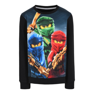 LEGO Jungen Sweatshirt Ninjago M12010298 in schwarz