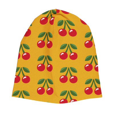 maxomorra Beanie Mütze mit Kirschen HAT CHERRY
