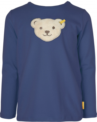 Steiff Langarmshirt mit Quietsche Bär in Moonlight Blue 6072