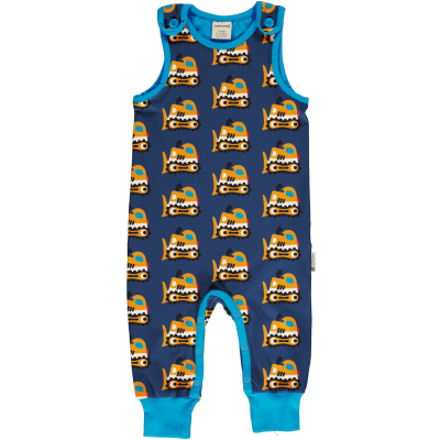 maxomorra Strampler Playsuit BULLDOZER