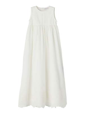 NAME IT festliches  langes Kleid Taufkleid nbfDELLA