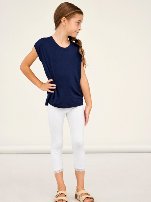 name it Capri Leggings nkfVista Bright White Gr. 164