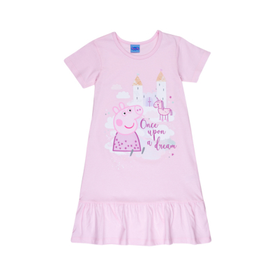 Peppa Pig kurzärmliges Nachthemd in rosa 98845