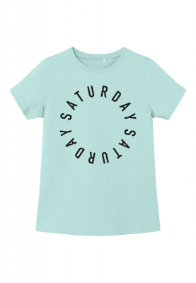 name it Mädchen T- Shirt kurzarm nkfveekday Saturday