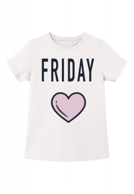 name it Mädchen T- Shirt kurzarm nkfveekday Friday