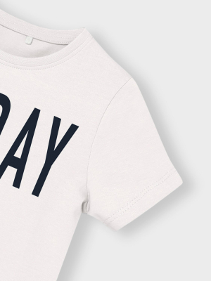 name it Mädchen T- Shirt kurzarm nkfveekday Friday