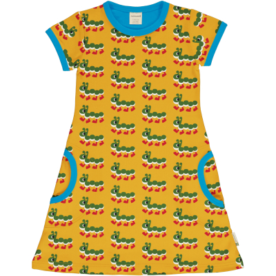 maxomorra Kurzarm Kleid Raupe Dress CATERPILLAR