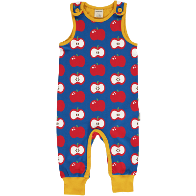maxomorra BIO Strampler mit Äpfel Playsuit FARM APPLE