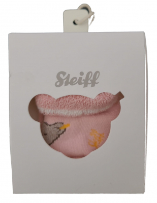 Steiff BIO Vollfrottee Socken in Geschenkschachtel in rosa
