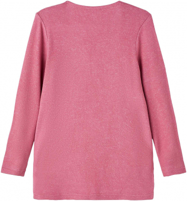 name it leichte lange Strickjacke nkfVICTI Rose Wine