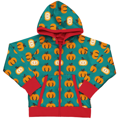 maxomorra Wende Kapuzenjacke mit Kürbissen Cardigan Pumpkin