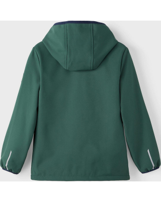 name it Softshell Regenjacke nkmMALTA Trekking Green Gr. 158