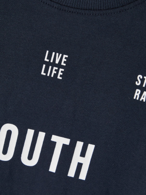 name it Langarm Shirt nkmVUX in dunkelblau YOUTH