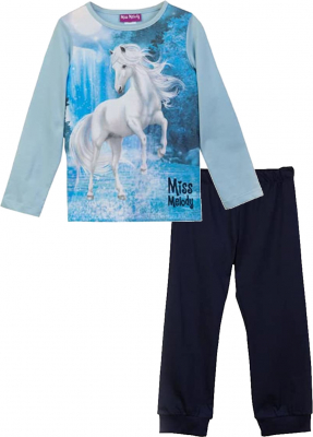 Miss Melody Schlafanzug mit Pferde Motiv Pyjama 98856
