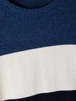name it Baumwoll Strickpullover nkmVOHAN Nouvean Navy True Blue Gr. 146/152