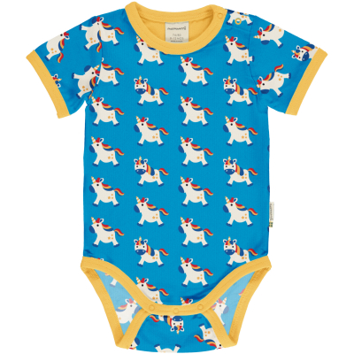 maxomorra Baby Body Kurzarm TALES UNICORN