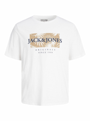 Jack&Jones Jungen Kurzarmshirt Shirt jorCRAYON in weiß