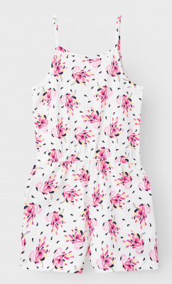 name it kurzer Jumpsuit Overall nkfVIGGA Abstract Flamingo Gr. 152