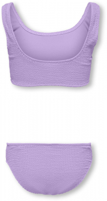 Only Kids Bikini gerippt Purple Rose kogAMANDA UV 50+