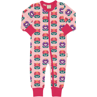 maxomorra Schlafstrampler mit Tulpen Rompersuit TULIP