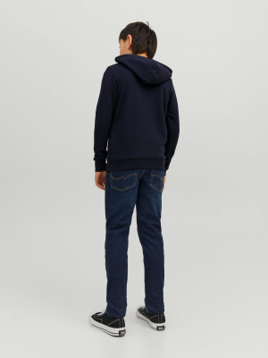 Jack & Jones Kapuzenpulli Sweat Hoodie Jcologan Navy Blazer
