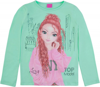 Top Model Mädchen Langarmshirt mit Lexy New York 75071
