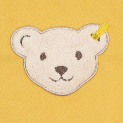 Steiff Kinder Langarmshirt mit Quietsche Bär 2040 gelb Gr. 116