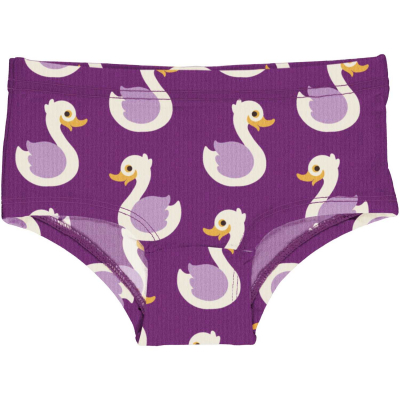 maxomorra Mädchen Unterhose Schwan Briefs Hipster SWAN