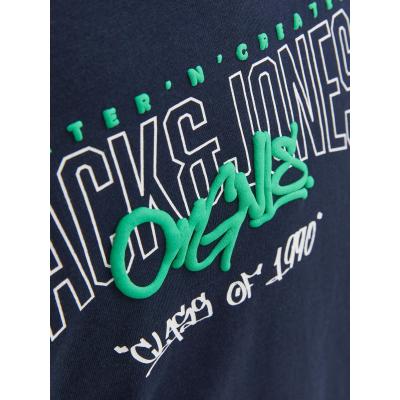 Jack&Jones Jungen Langarmshirt jorTRIBECA in dunkelblau Gr. 140