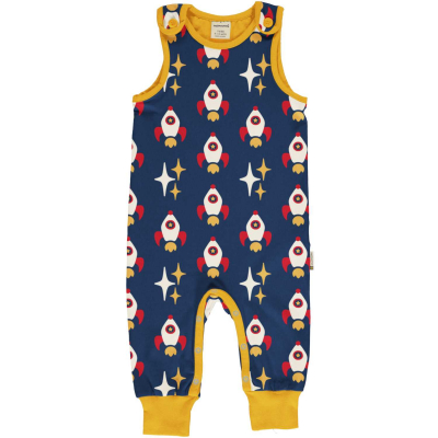 maxomorra Strampler Raumschiff Playsuit ROCKET