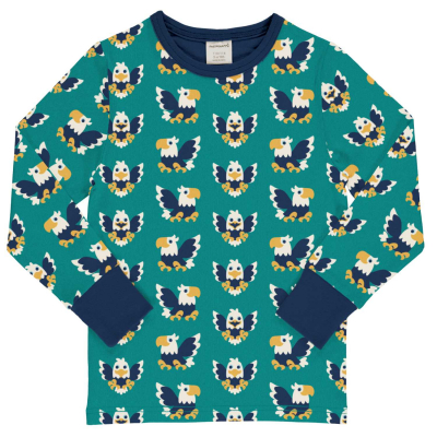 maxomorra Kinder Langarmshirt viele Adler Top LS EAGLE