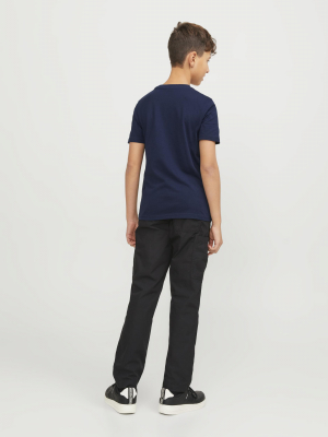 Jack&Jones Kurzarmshirt jcoMAP Navy Blazer Gr. 140