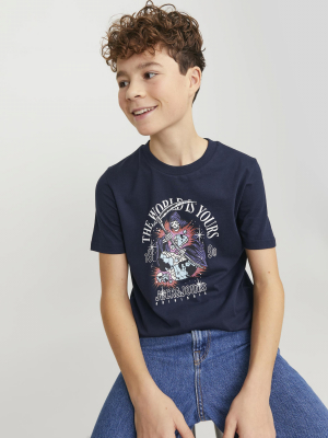 Jack&Jones Jungen Kurzarmshirt Shirt Jorheavens Sky Captain