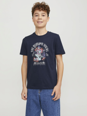 Jack&Jones Jungen Kurzarmshirt Shirt Jorheavens Sky Captain