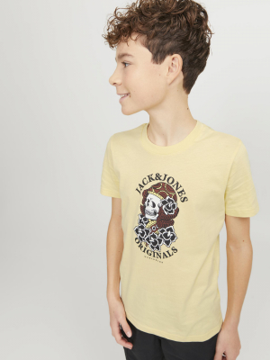 Jack&Jones Jungen Kurzarmshirt Shirt Jorheavens Italien Straw