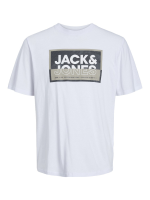 Jack&Jones Kinder Kurzarm Shirt JcoLogan S24 in weiß