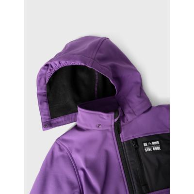 name it Softshell Regenjacke nkmMALFA Plum