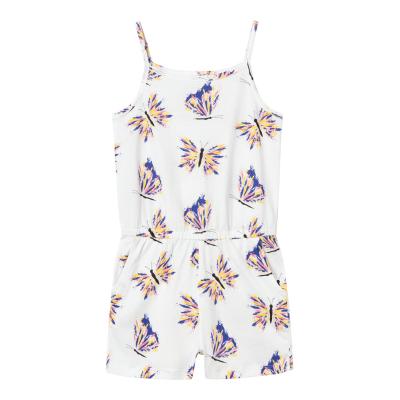 name it kurzer Jumpsuit Overall nkfVIGGA mit Schmetterlingen Bright White